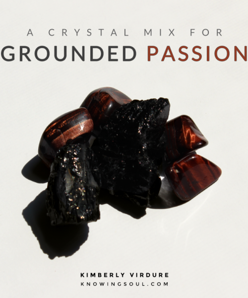 Red Tiger's Eye + Black Tourmaline = Grounded Passion