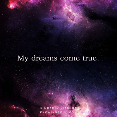 one of my dreams come true